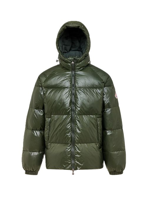 Pyrenex Sten hooded unisex down jacket deep-khaki piumino Pyrenex | HUY0223170 DEEP KHAKI